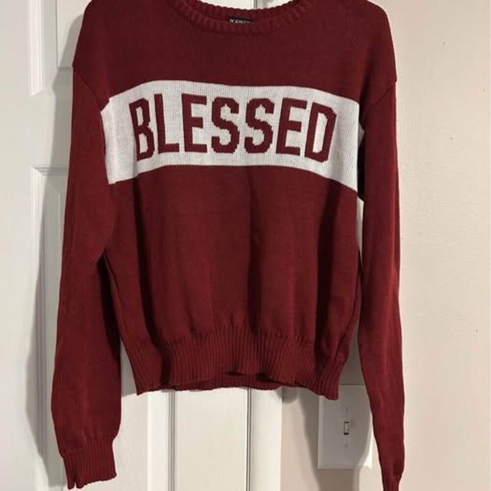 NWT Modern Lux Blessed Knit Sweater Size Medium